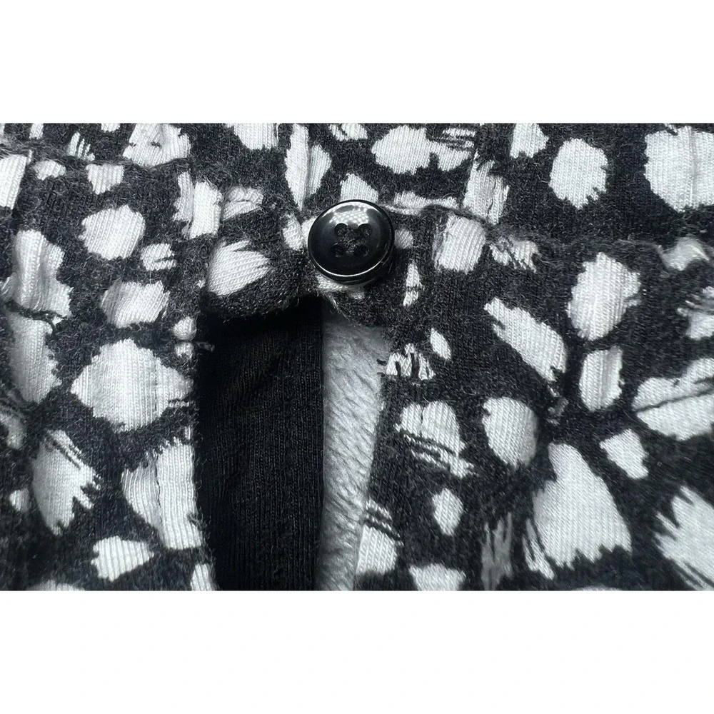Banana Republic Womens Size Medium Halter Top Black White Speckled‎ Inner Bra